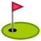 Flag in Hole emoji on HTC